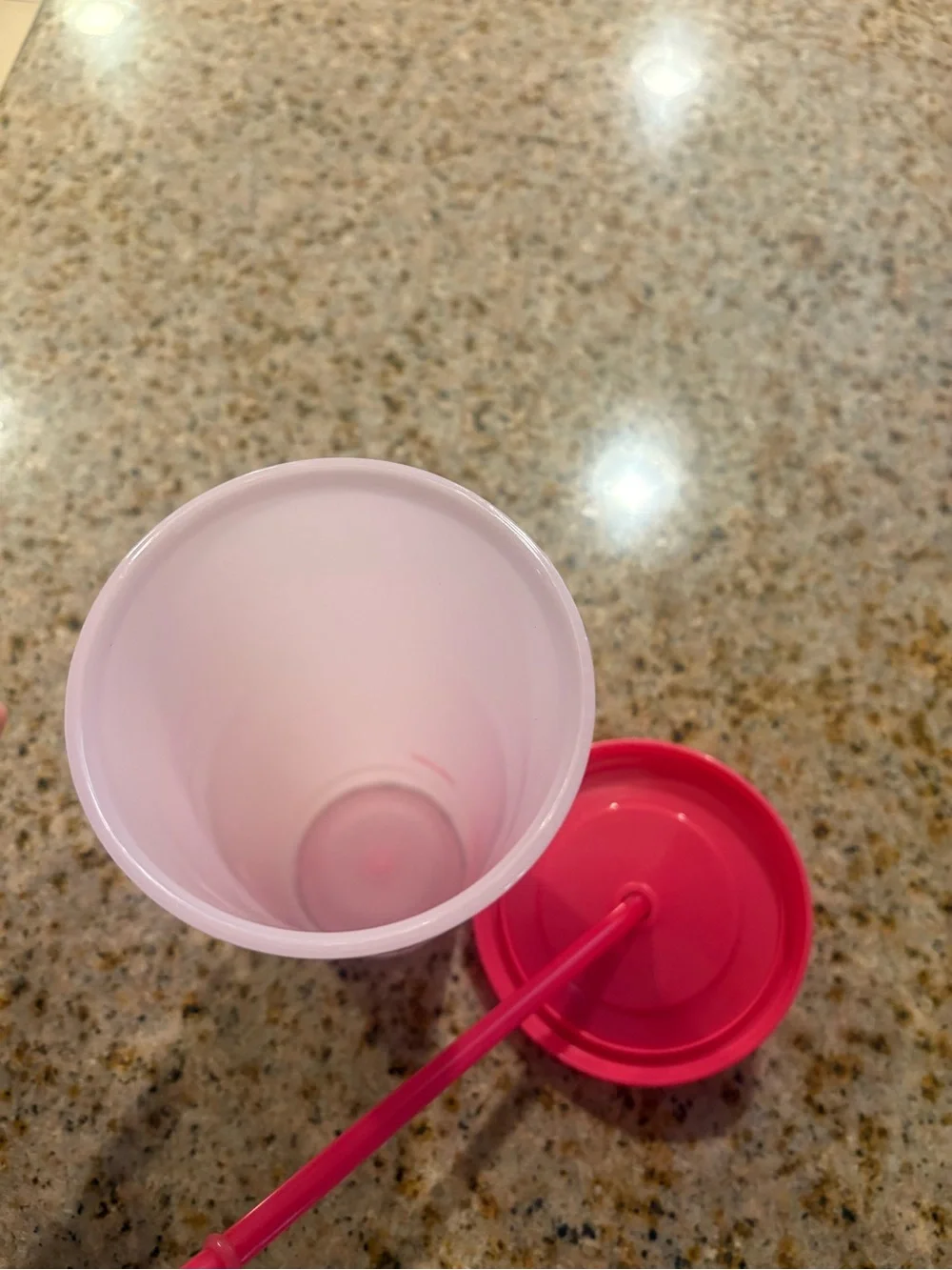 Rilakkuma Pink Travel Tumbler with Straw